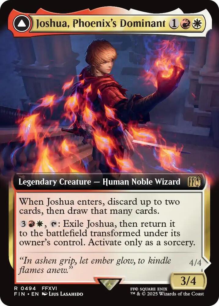 Joshua, Phoenix's Dominant (Extended Art) card image