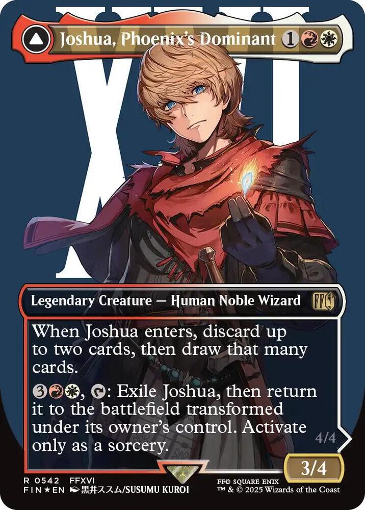Joshua, Phoenix's Dominant (Borderless) (Surge Foil) card image