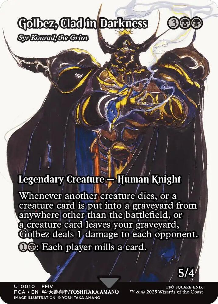 Golbez, Clad in Darkness - Syr Konrad, the Grim (Showcase) card image