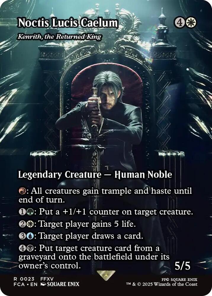 Noctis Lucis Caelum - Kenrith, the Returned King (Showcase) card image