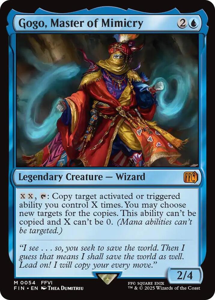 Gogo, Master of Mimicry card image