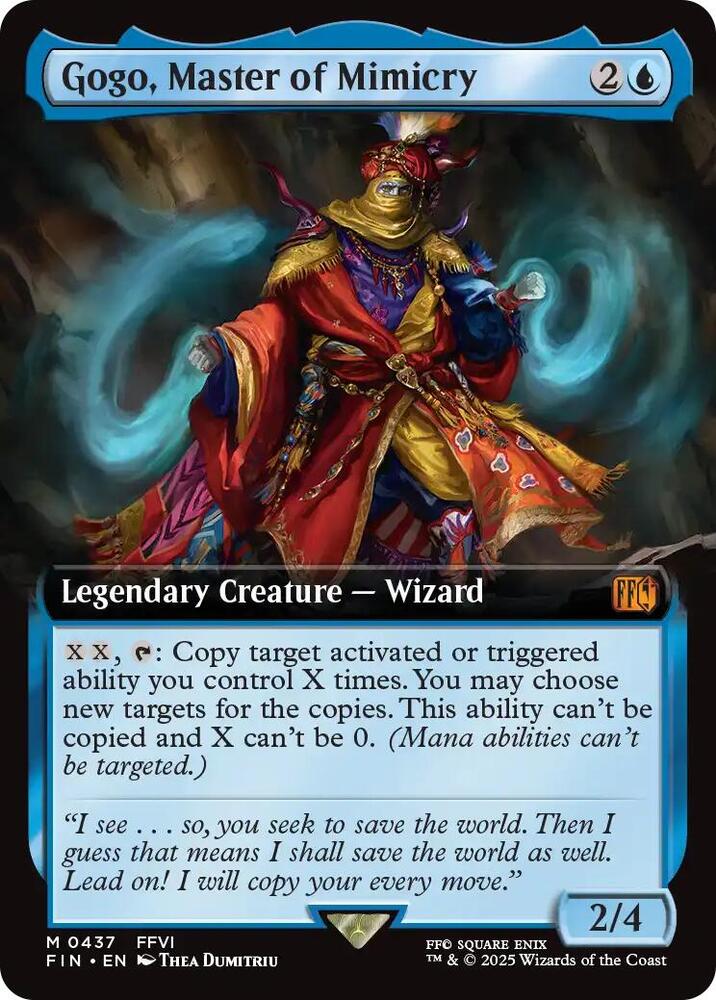 Gogo, Master of Mimicry (Extended Art) card image