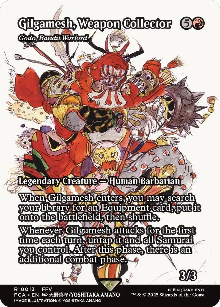 Gilgamesh, Weapon Collector - Godo, Bandit Warlord (Showcase) card image