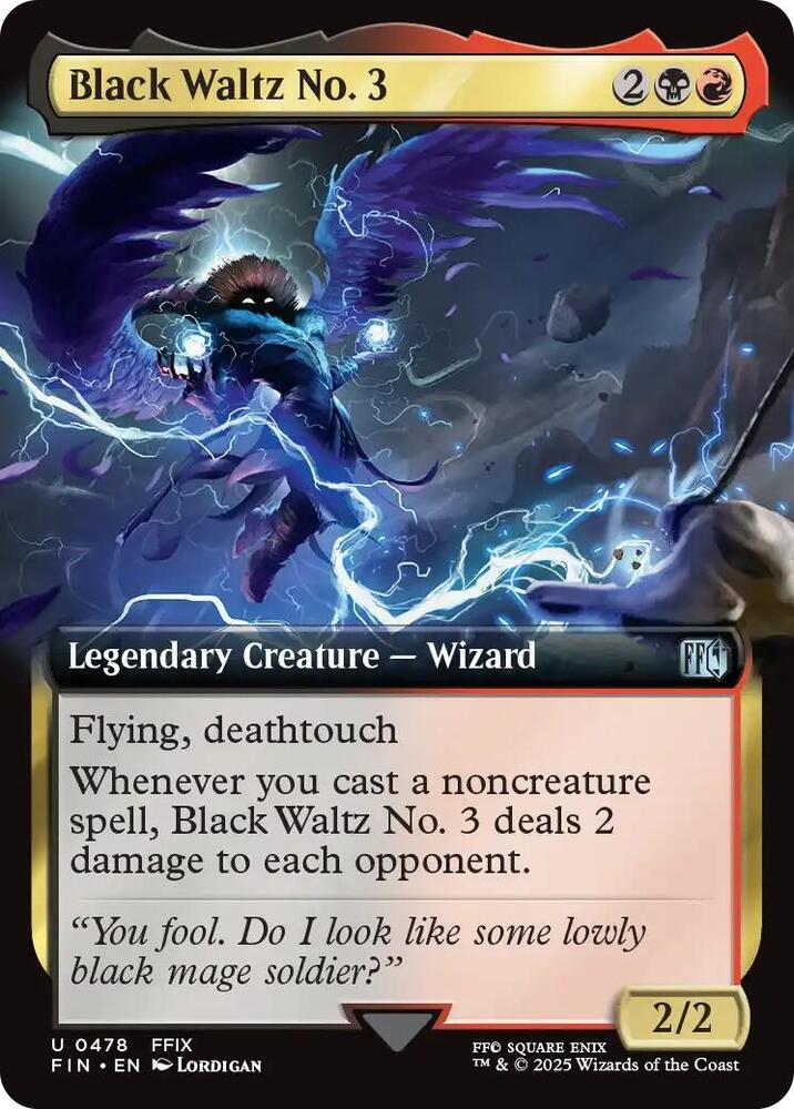 Black Waltz No. 3 (Extended Art) card image