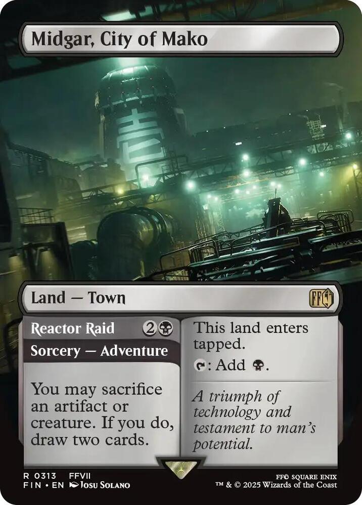 Midgar, City of Mako (Borderless) card image