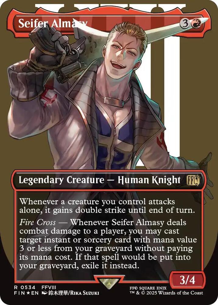 Seifer Almasy (Borderless) (Surge Foil) card image