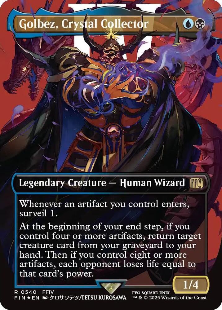 Golbez, Crystal Collector (Borderless) (Surge Foil) card image