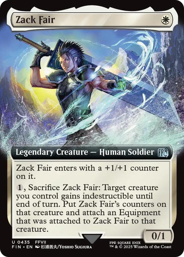 Zack Fair (Extended Art) card image