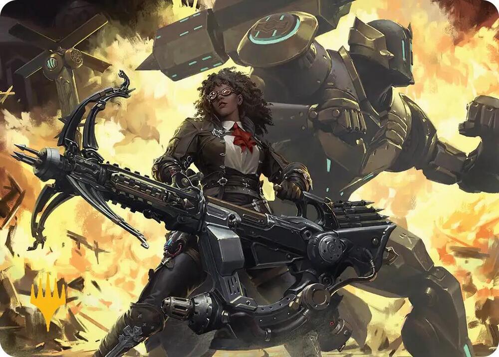 Machinist's Arsenal Art Card (Gold-Stamped Planeswalker Symbol) card image