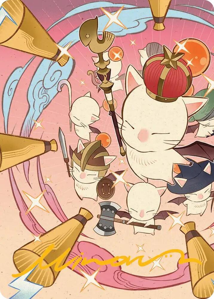 Summon: Good King Mog XII Art Card (Gold-Stamped Signature) card image