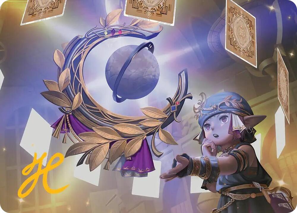 Astrologian's Planisphere Art Card (Gold-Stamped Signature) card image
