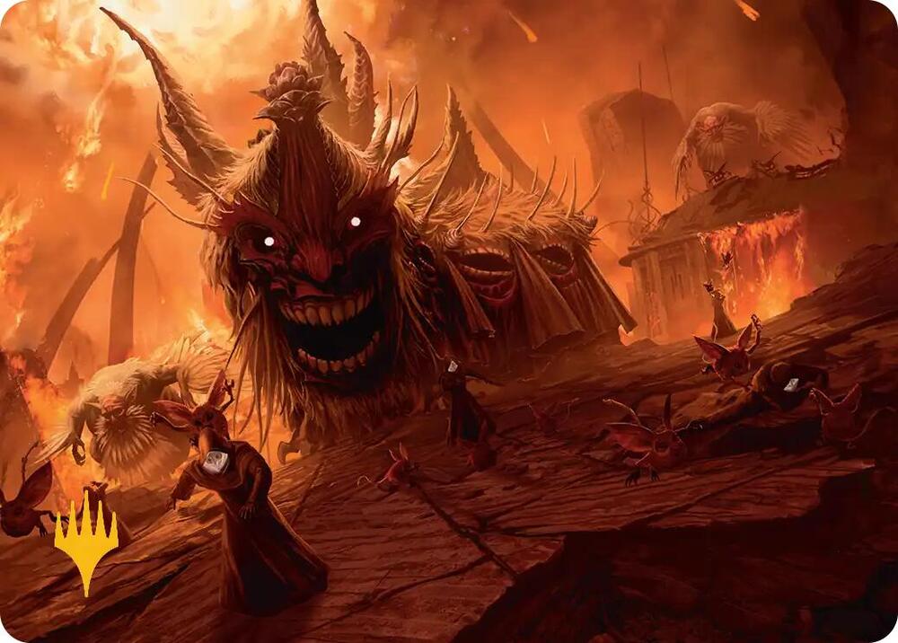The Final Days Art Card (Gold-Stamped Planeswalker Symbol) card image