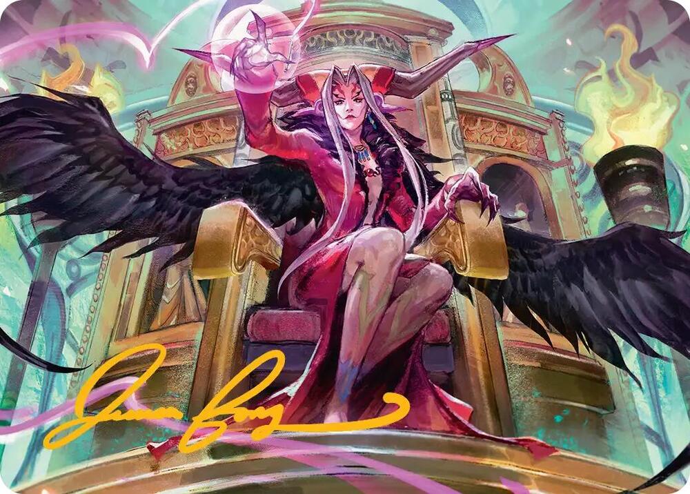 Sorceress's Schemes Art Card (Gold-Stamped Signature) card image