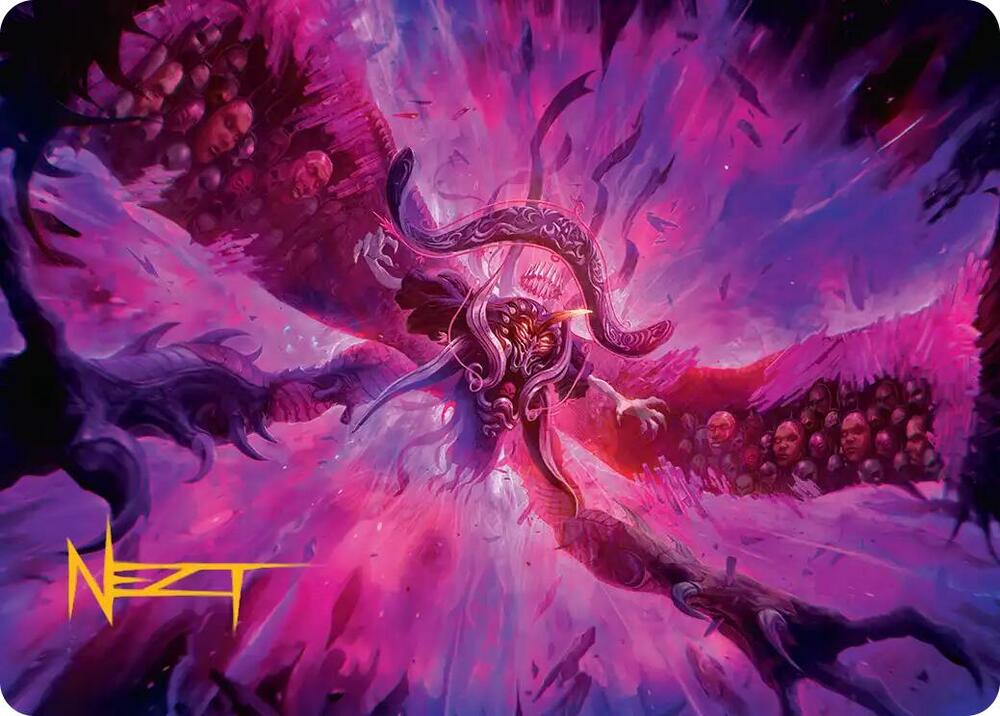 Hades, Sorcerer of Eld Art Card (Gold-Stamped Signature) card image