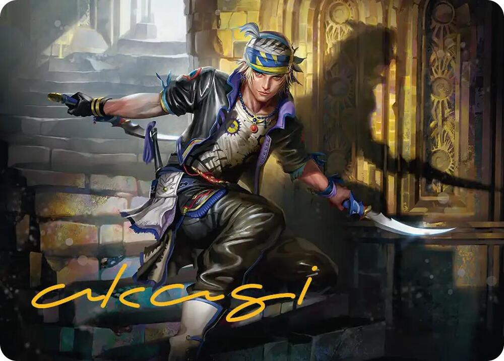 Locke Cole Art Card (Gold-Stamped Signature) card image