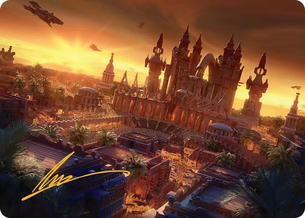 Rabanastre, Royal City Art Card (Gold-Stamped Signature) card image