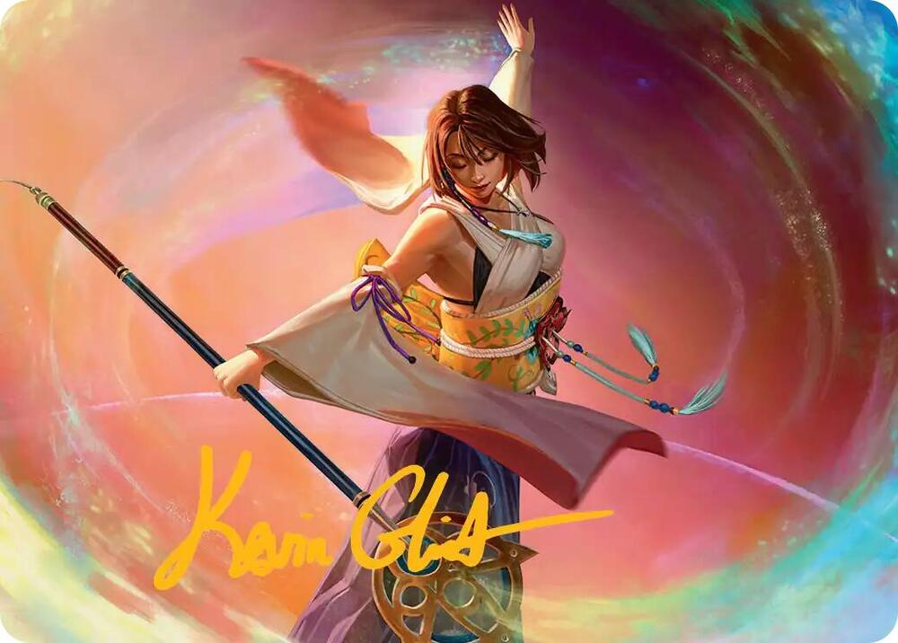 Yuna, Grand Summoner Art Card (Gold-Stamped Signature) card image
