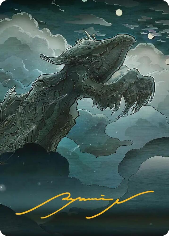 Sin, Spira's Punishment Art Card (Gold-Stamped Signature) card image