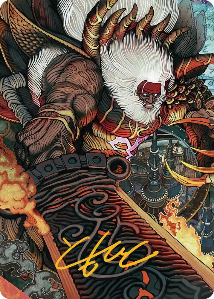 Braska's Final Aeon Art Card (Gold-Stamped Signature) card image