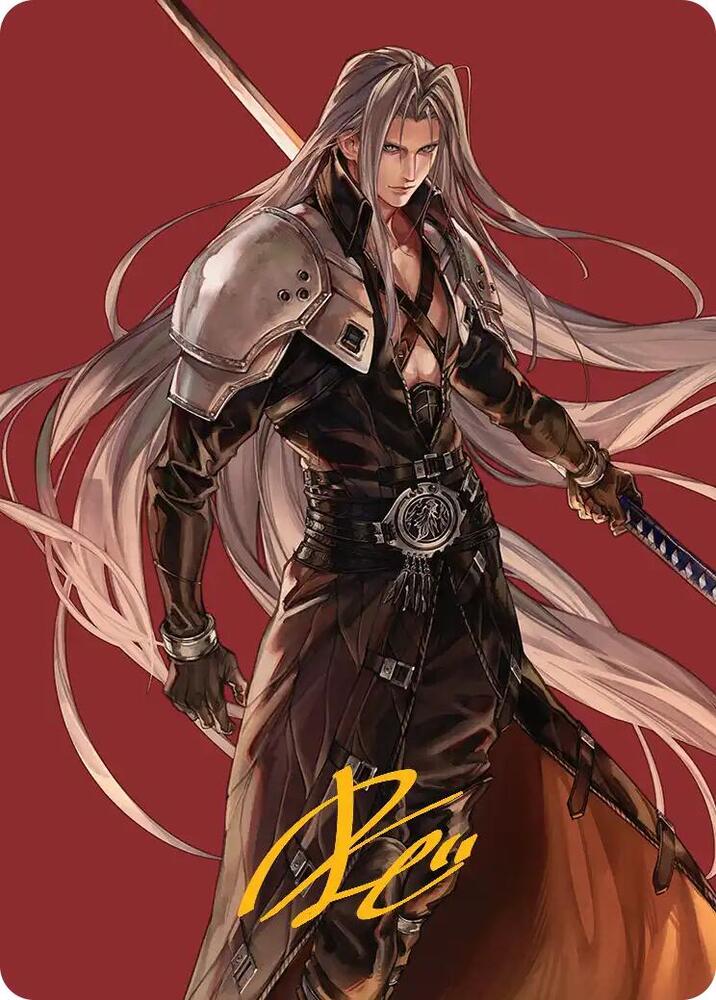 Sephiroth, Fabled SOLDIER Art Card (Gold-Stamped Signature) card image