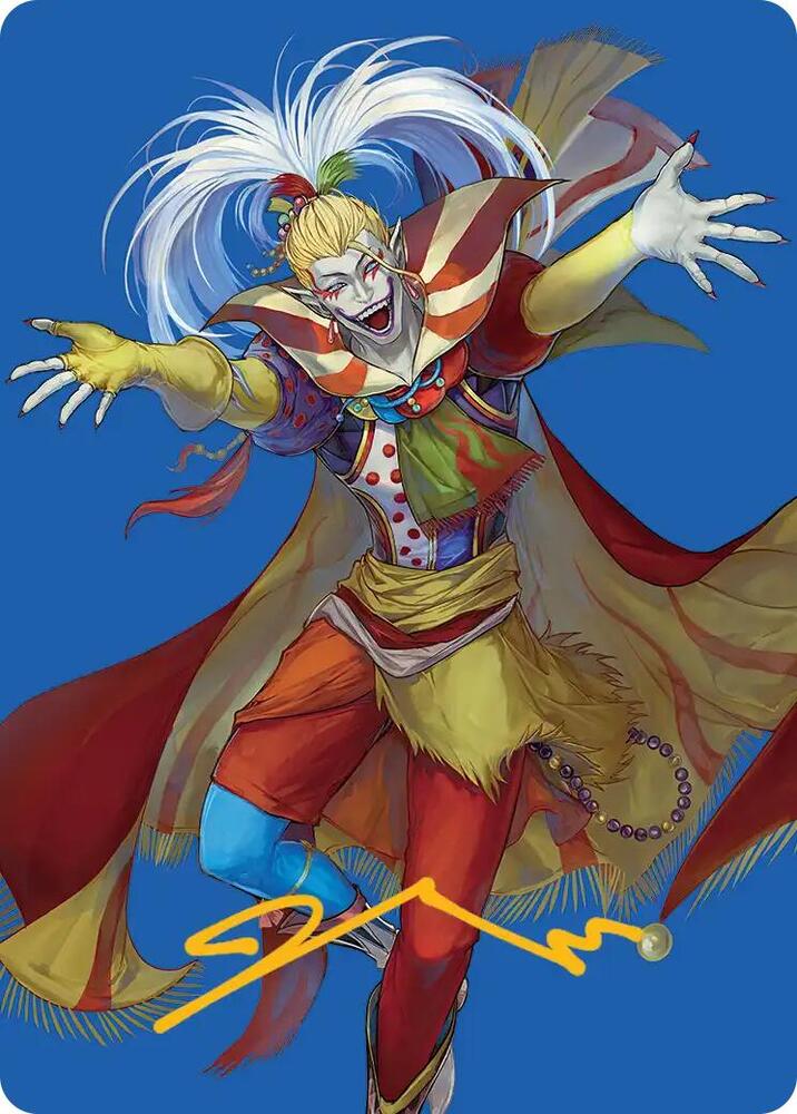 Kefka, Court Mage Art Card (Gold-Stamped Signature) card image
