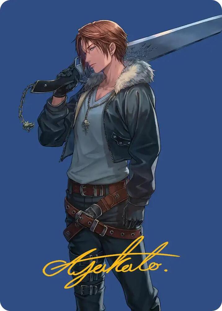Squall, SeeD Mercenary Art Card (Gold-Stamped Signature) card image