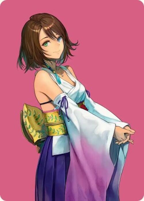 Yuna, Hope of Spira Art Card card image