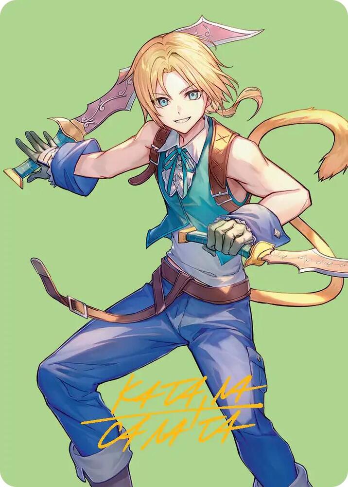 Zidane, Tantalus Thief Art Card (Gold-Stamped Signature) card image