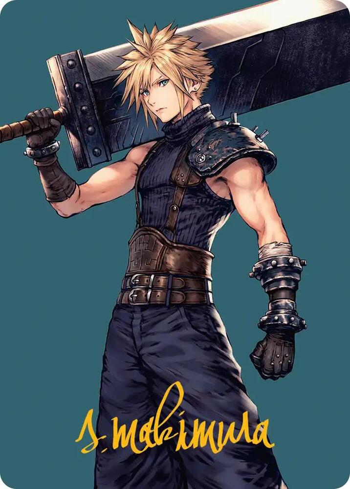 Cloud, Ex-SOLDIER Art Card (Gold-Stamped Signature) card image