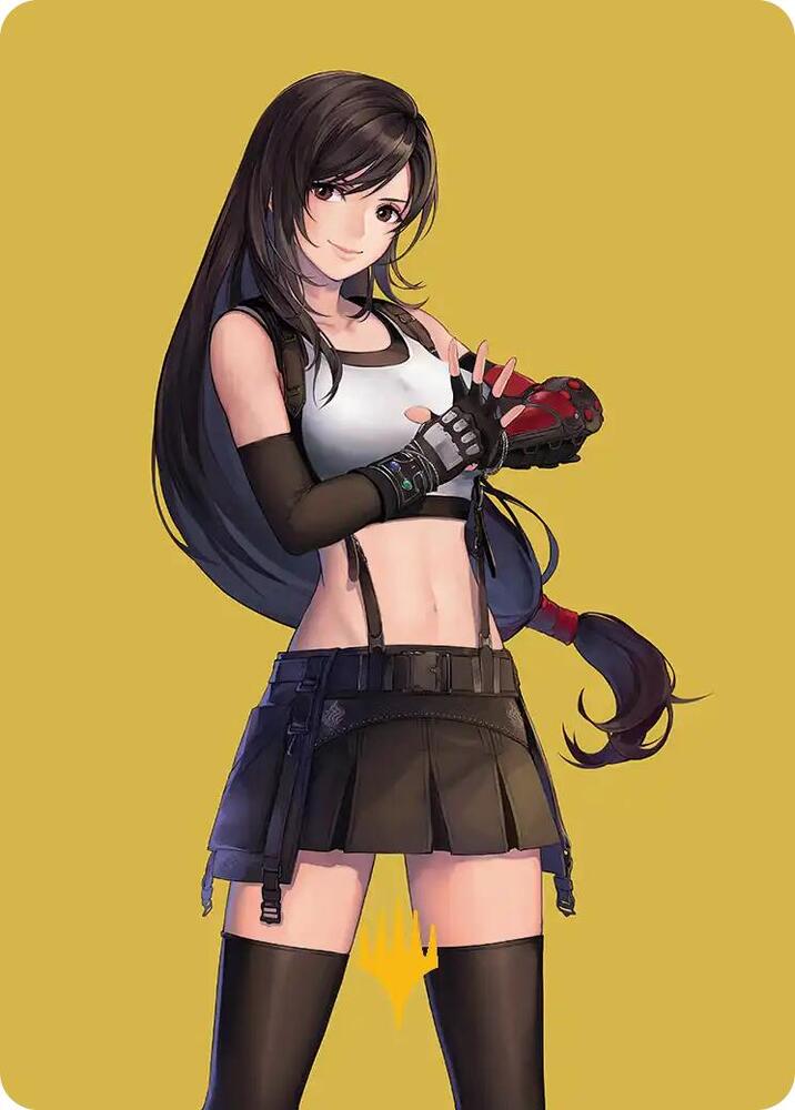 Tifa, Martial Artist Art Card (Gold-Stamped Planeswalker Symbol) card image