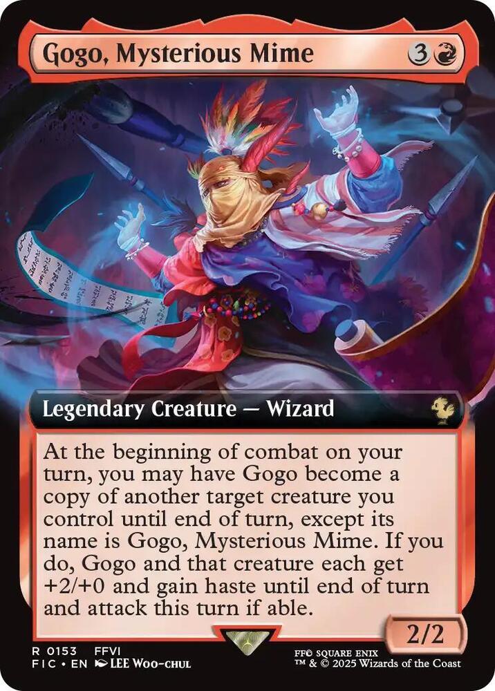 Gogo, Mysterious Mime (Extended Art) card image