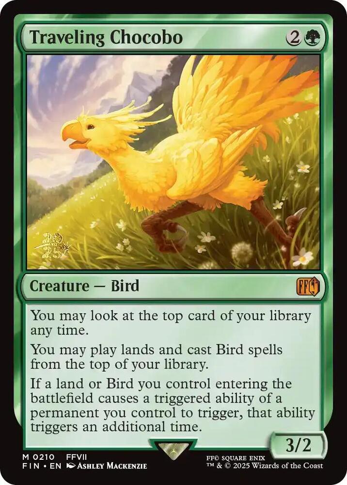 Traveling Chocobo card image