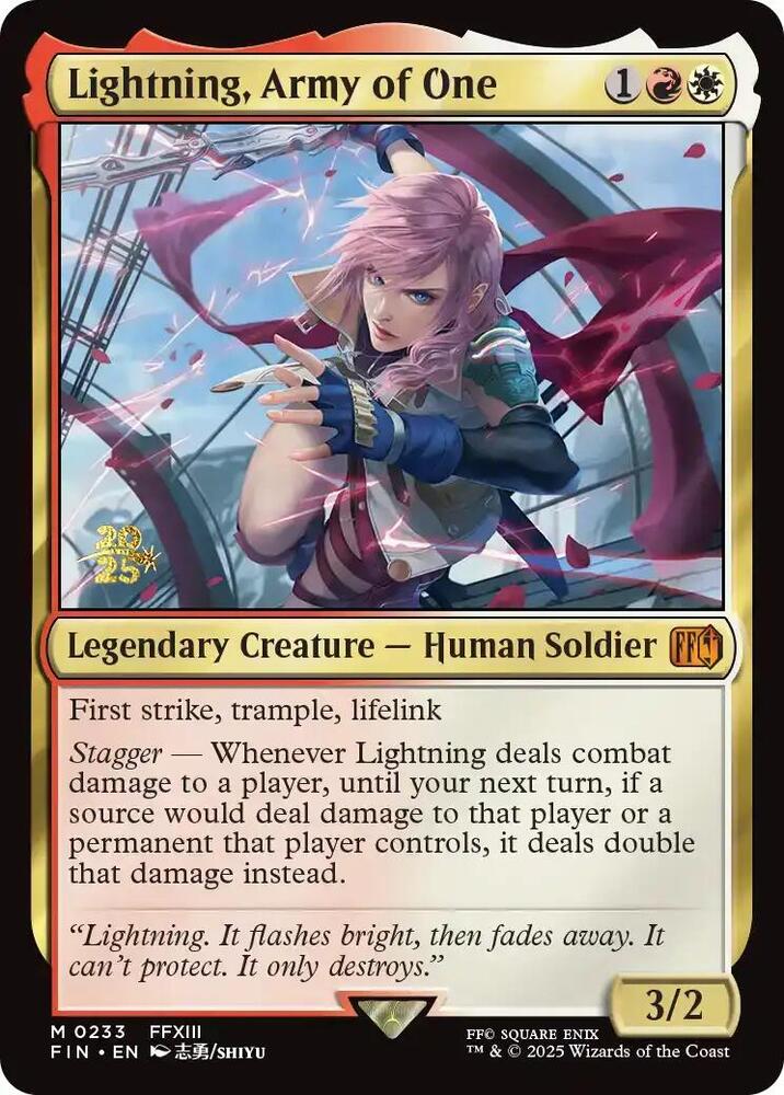 Lightning, Army of One card image