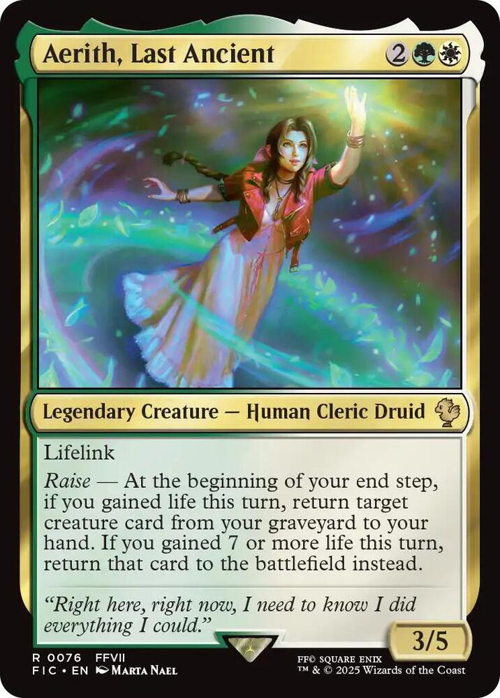 Aerith, Last Ancient (Surge Foil) card image