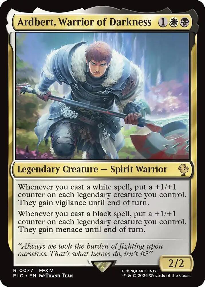 Ardbert, Warrior of Darkness (Surge Foil) card image