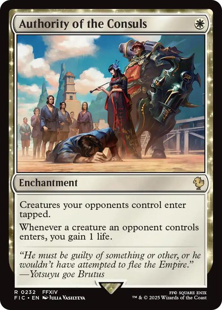 Authority of the Consuls (Surge Foil) card image