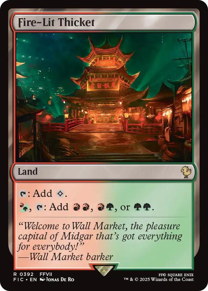 Fire-Lit Thicket (Surge Foil) card image