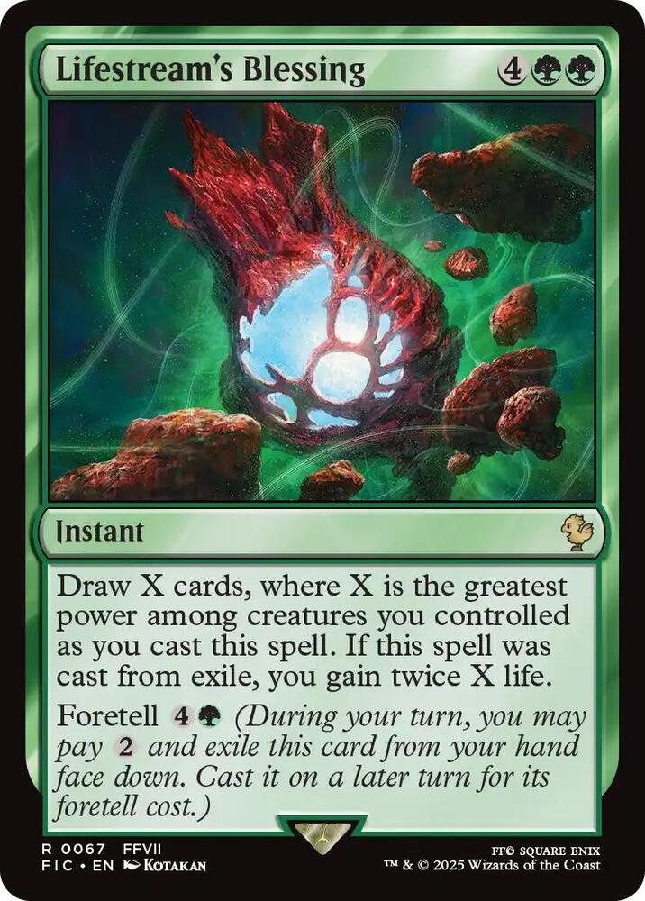 Lifestream's Blessing (Surge Foil) card image