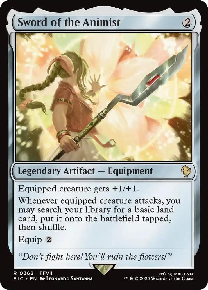 Sword of the Animist (Surge Foil) card image