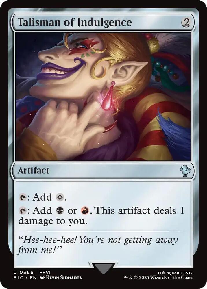 Talisman of Indulgence (Surge Foil) card image