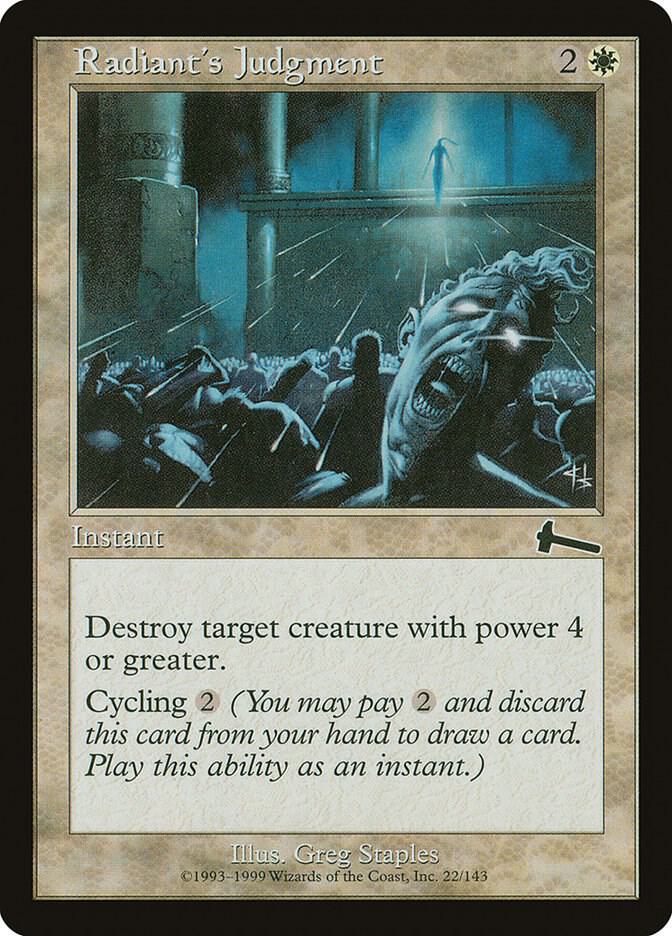 Radiant's Judgment card image