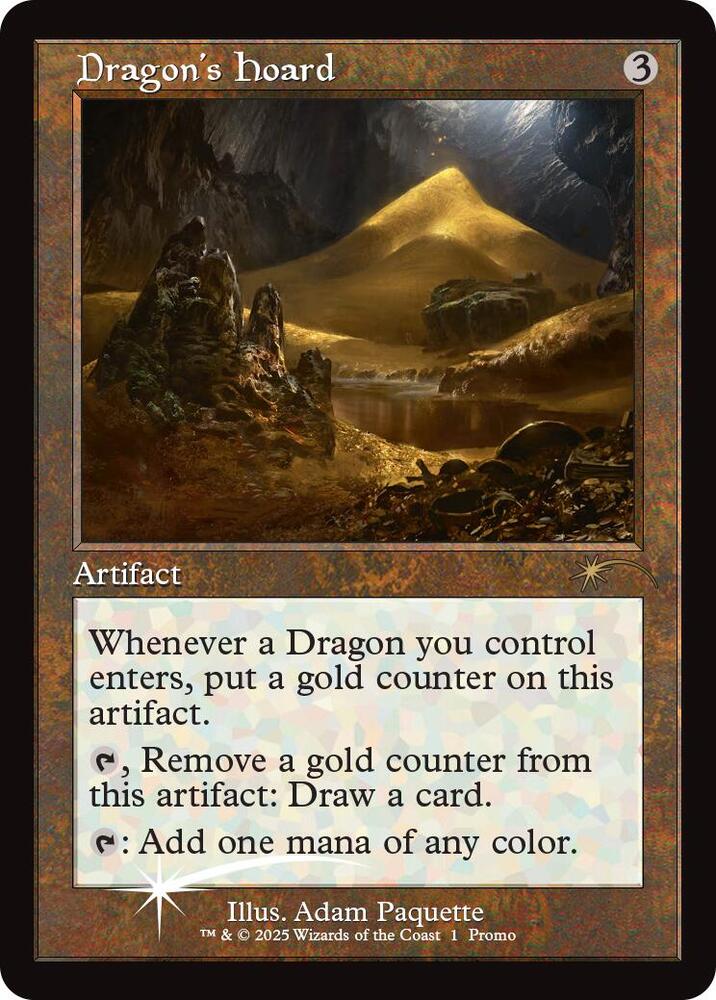 Dragon's Hoard (Retro Frame) card image