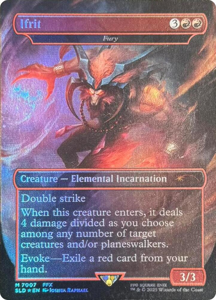 Ifrit - Fury (Rainbow Foil) card image