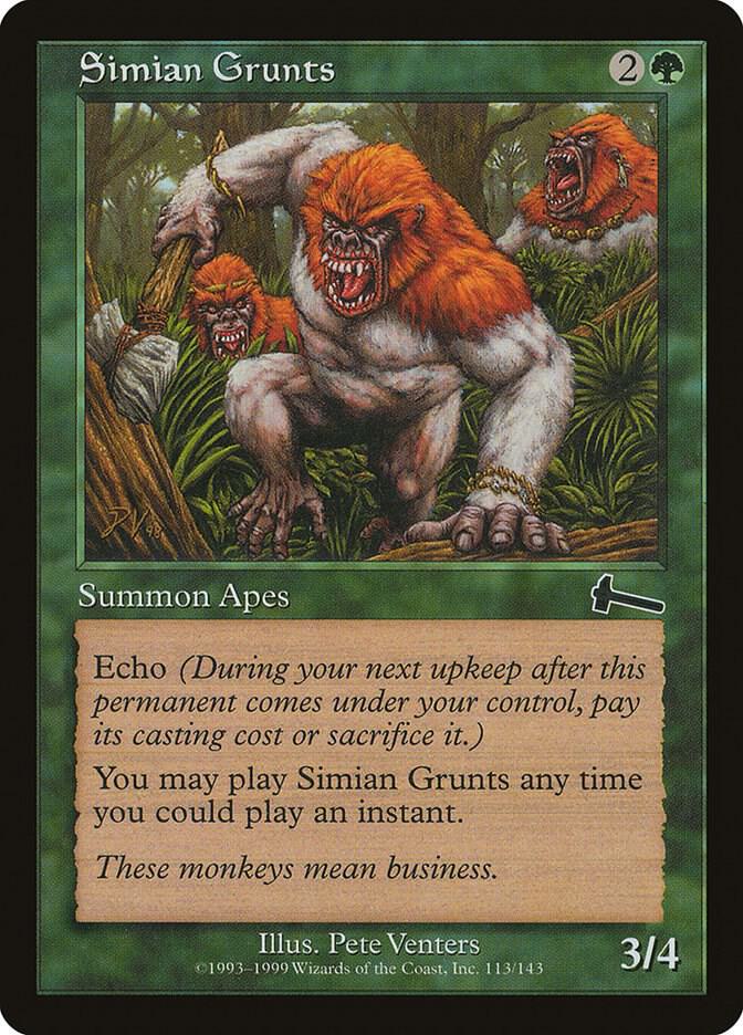 Simian Grunts card image