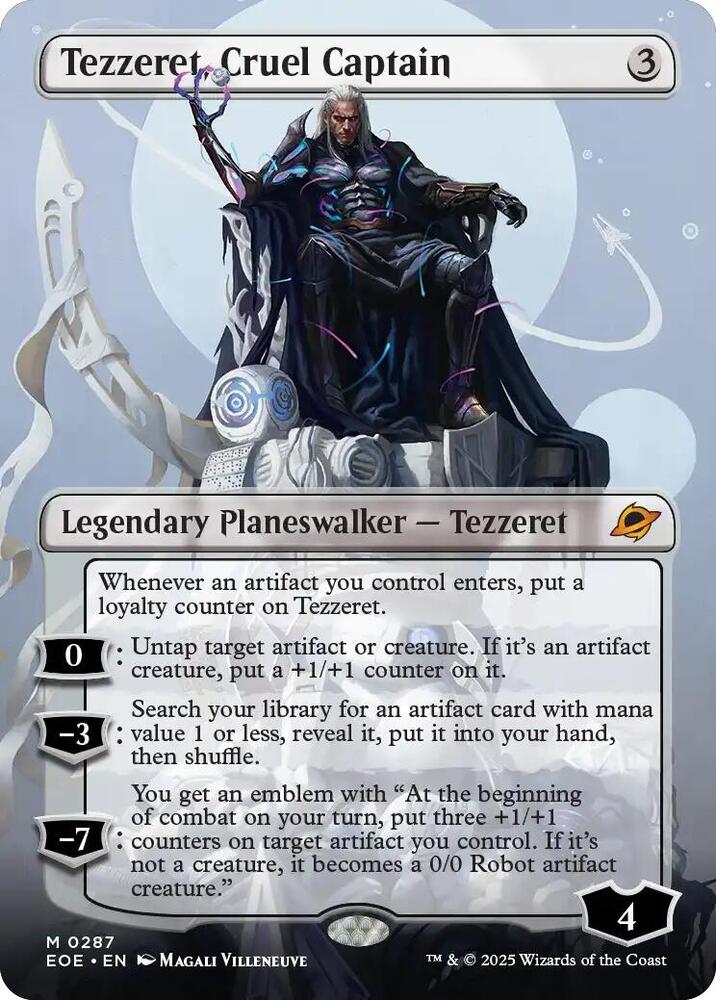 Tezzeret, Cruel Captain (Borderless) card image