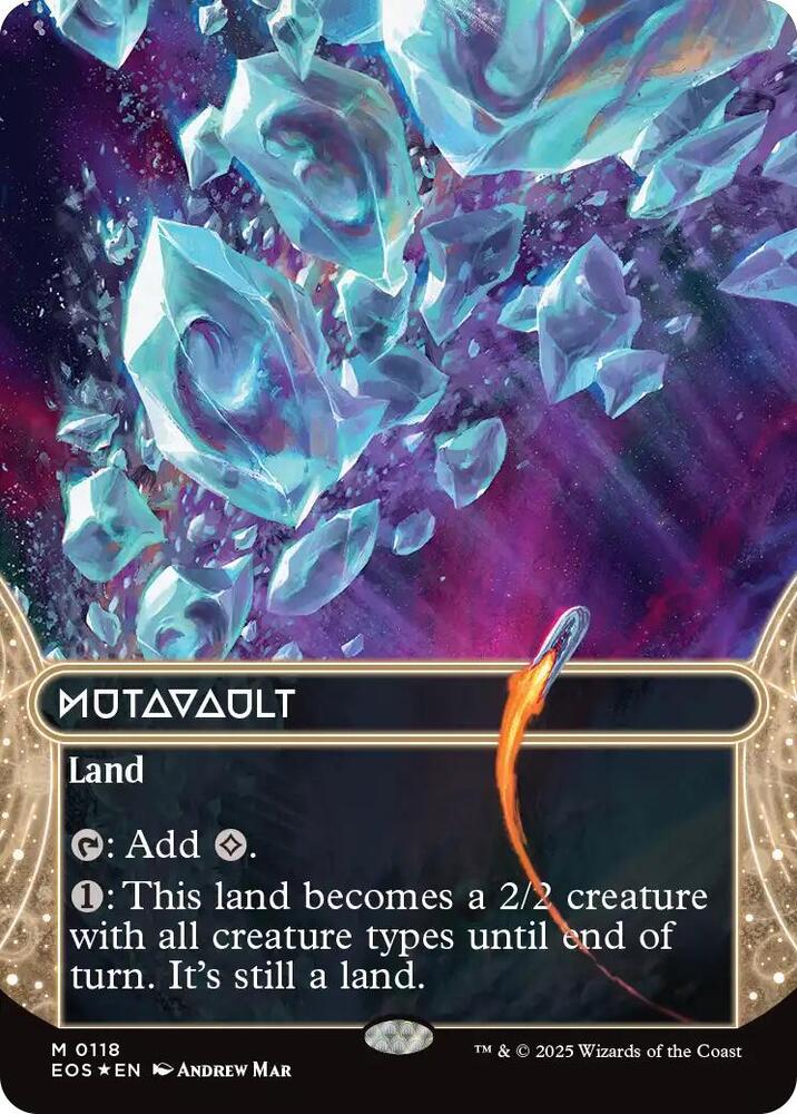 Mutavault (0118) (Borderless) (Galaxy Foil) card image