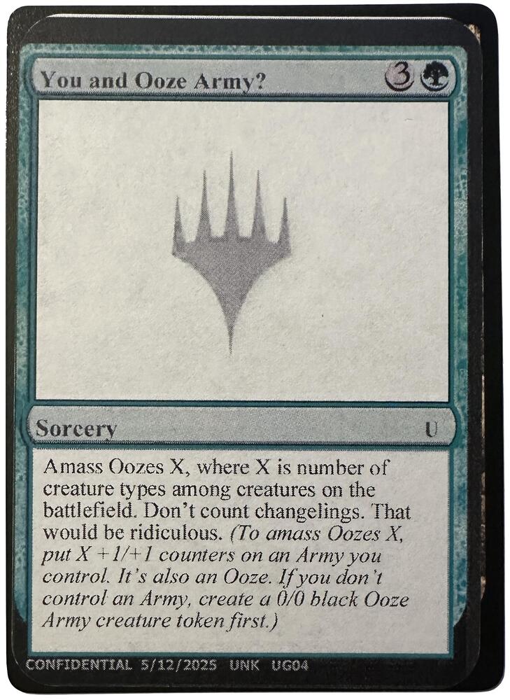 You and Ooze Army? card image