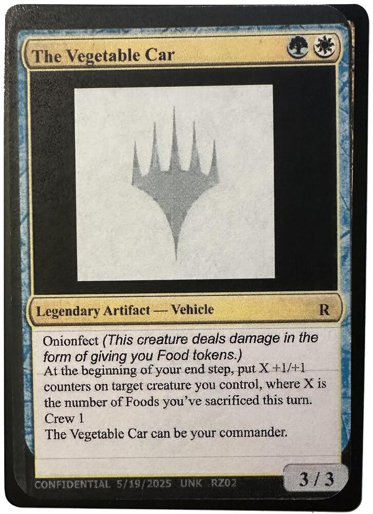 The Vegetable Car card image
