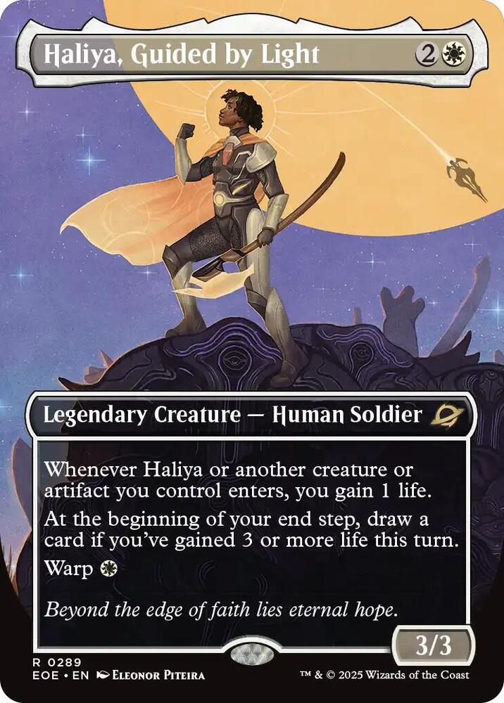 Haliya, Guided by Light (Borderless) card image