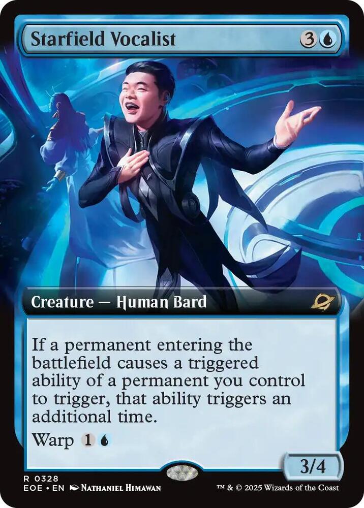 Starfield Vocalist (Extended Art) card image